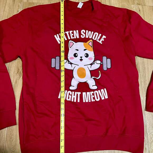 Cat Working out SweatShirt for Cat Lover gift for Gym Lover gift for F – - Picture 2 of 8